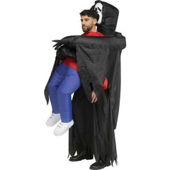 Ghost Face Piggyback Inflatable Adult Costume