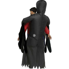 Ghost Face Piggyback Inflatable Adult Costume