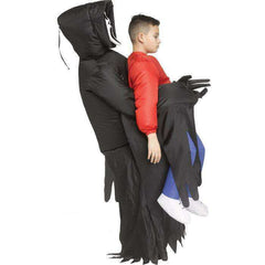 Ghost Face Piggyback Inflatable Child Costume