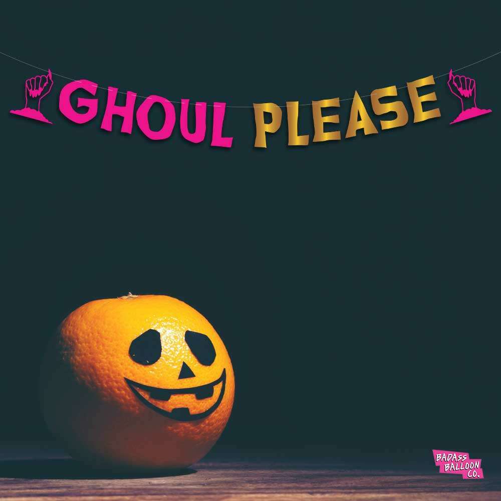 Ghoul Please Paper Halloween Banner