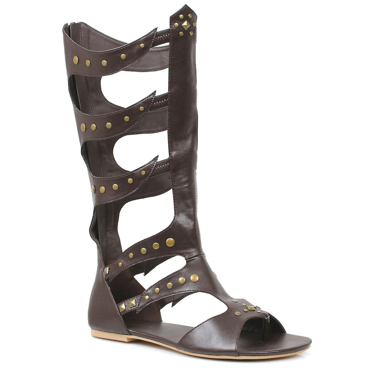 Gladiator Style Knee-High Flat Men's Sandals