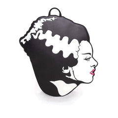 Glow In The Dark Bride Of Frankenstein Head Backpack