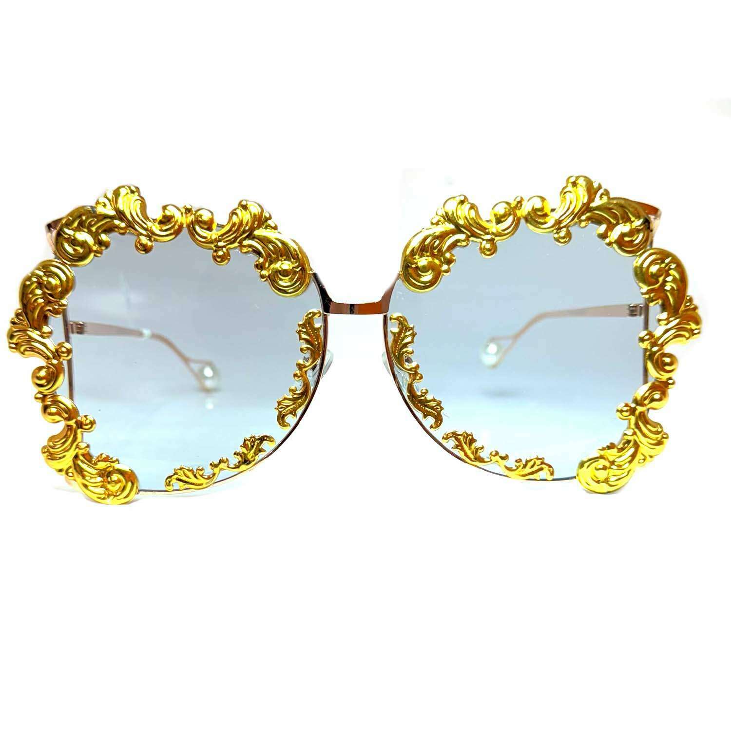 Gold Decorative Frames w/ Colored Lens