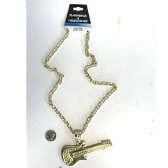 Gold Guitar Necklace