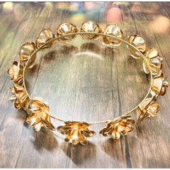 Gold Rose Flower Crown