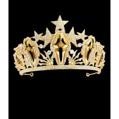 Gold Scream Queen Star Crown