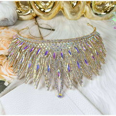 Gold Ultraviolet Crystal Tiara