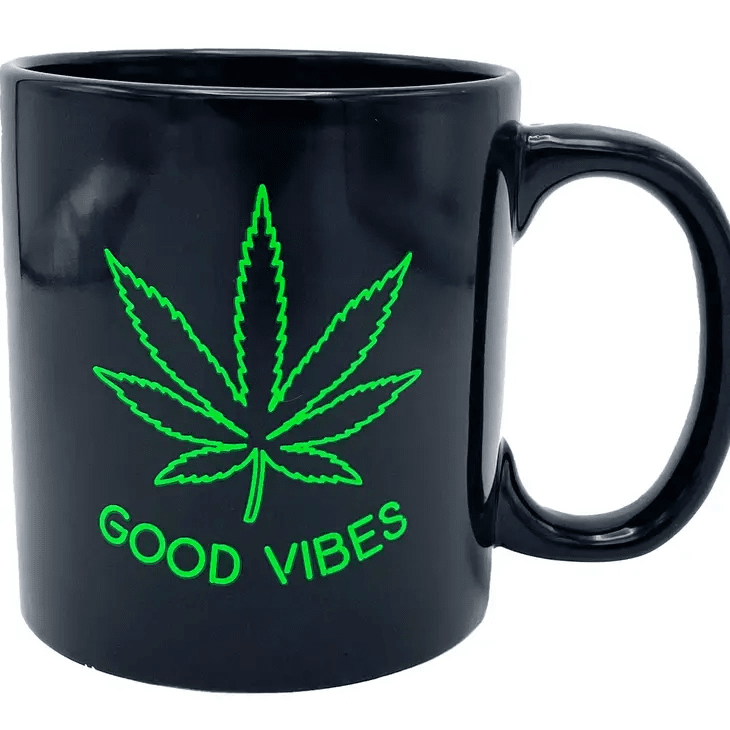 Good Vibes Giant Blacklight Mug