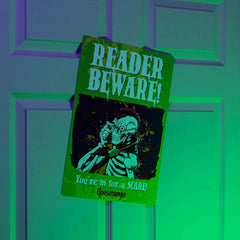 Goosebumps: Reader Beware Metal Sign