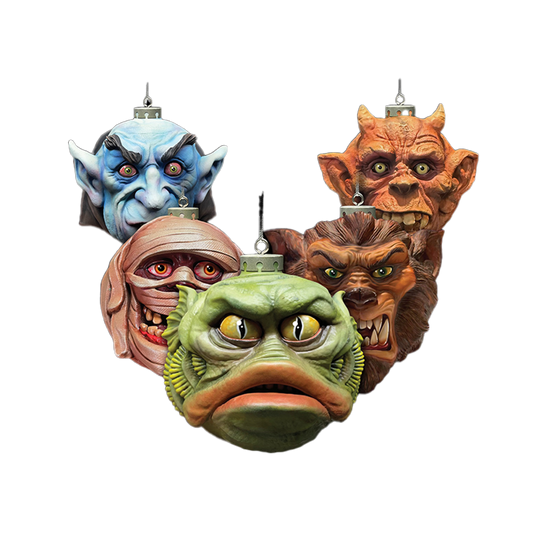 Gorenaments: Series 1 Collectible Horror Themed Ornaments (Chum, Mummzy, Wolfie, Vlad, Bill-Zebub) 1601