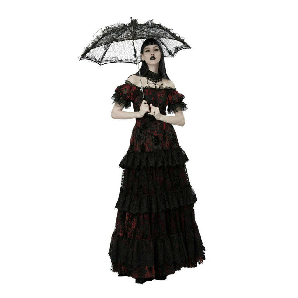 Gothic Light Lace Parasol