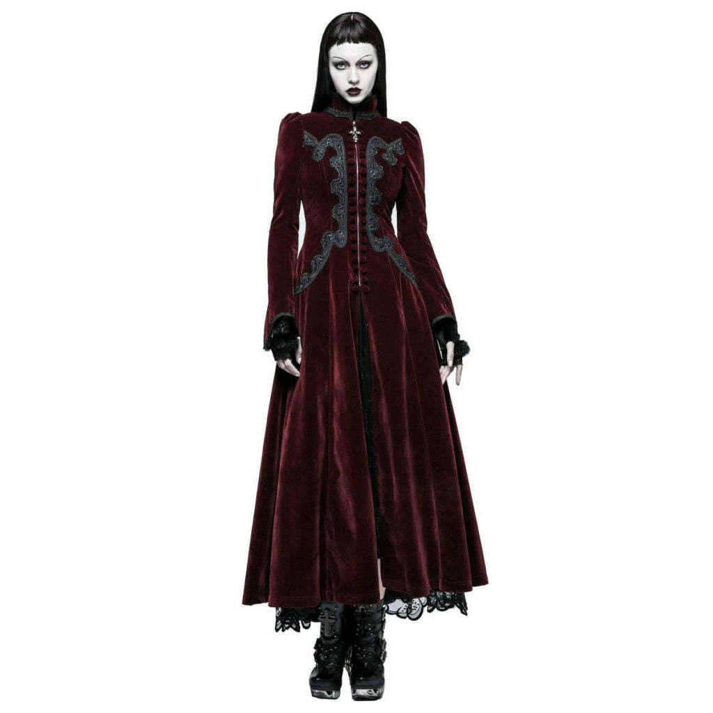 Gothic Palace Swallow Tail Long Dress