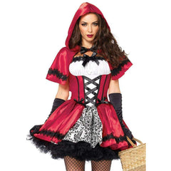 Gothic Red Riding Hood Adult Costume