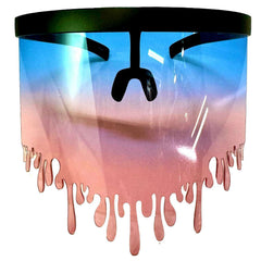 Gradient Drippy Face Shield