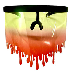 Gradient Drippy Face Shield