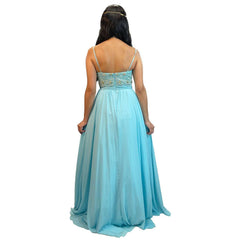 Greek Goddess Turquoise Dress Women's Costume