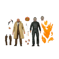 Halloween 2: 7″ Scale Ultimate Michael Myers & Dr. Loomis Collectible Action Figure 2 Pack