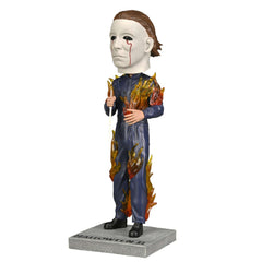 Halloween 2: 9" Michael Myers On Fire Resin Head Knocker