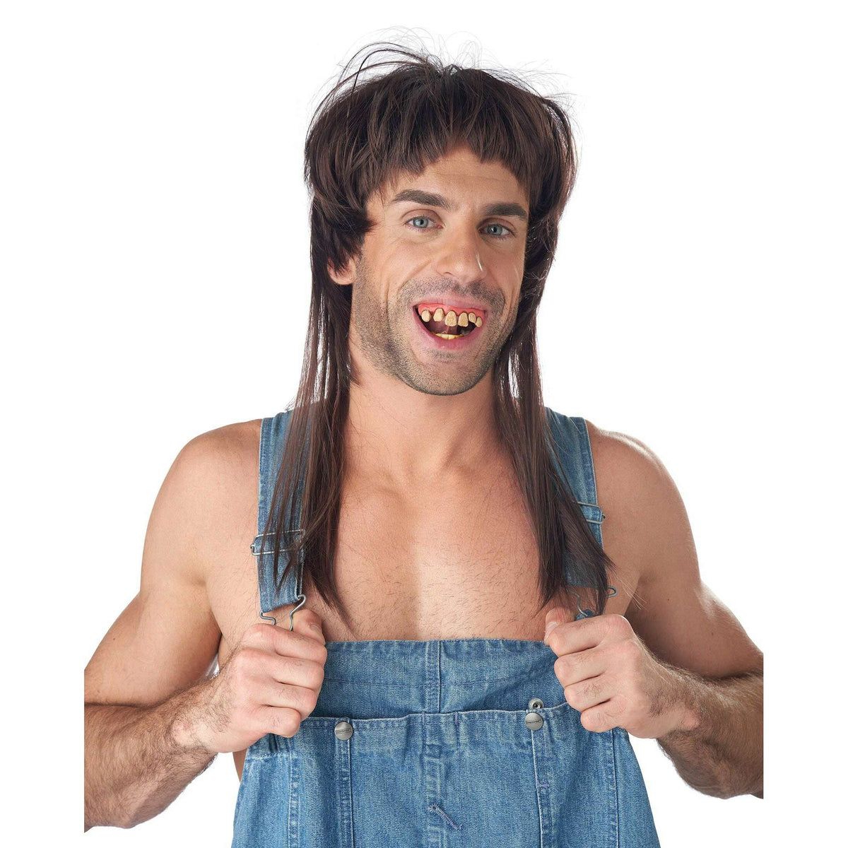 Hillbilly Heartthrob Wig & Teeth Set