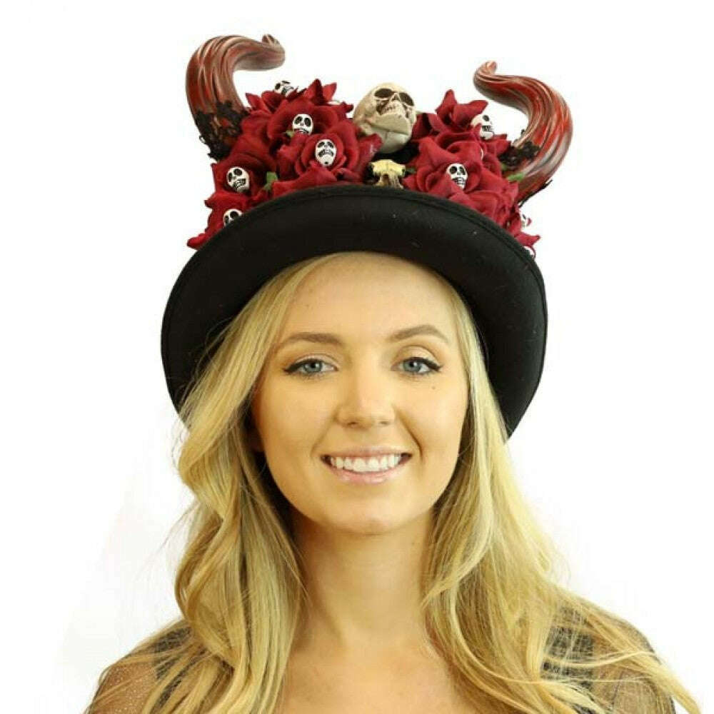 Horn Flower Hat