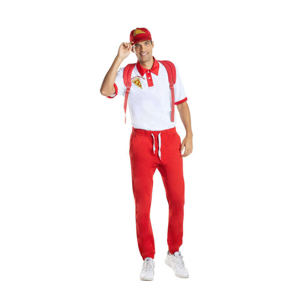 Hot & Delicious Pizza Guy Men's Costume