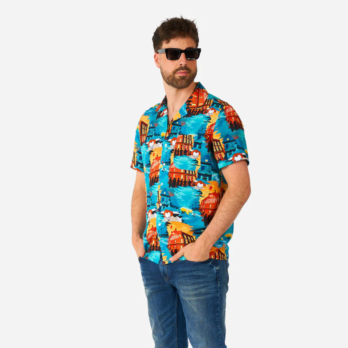 OppoSuits It Pennywise Hawaiian Men's Shirt