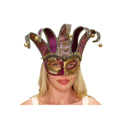 Jester Bells Venetian Mask