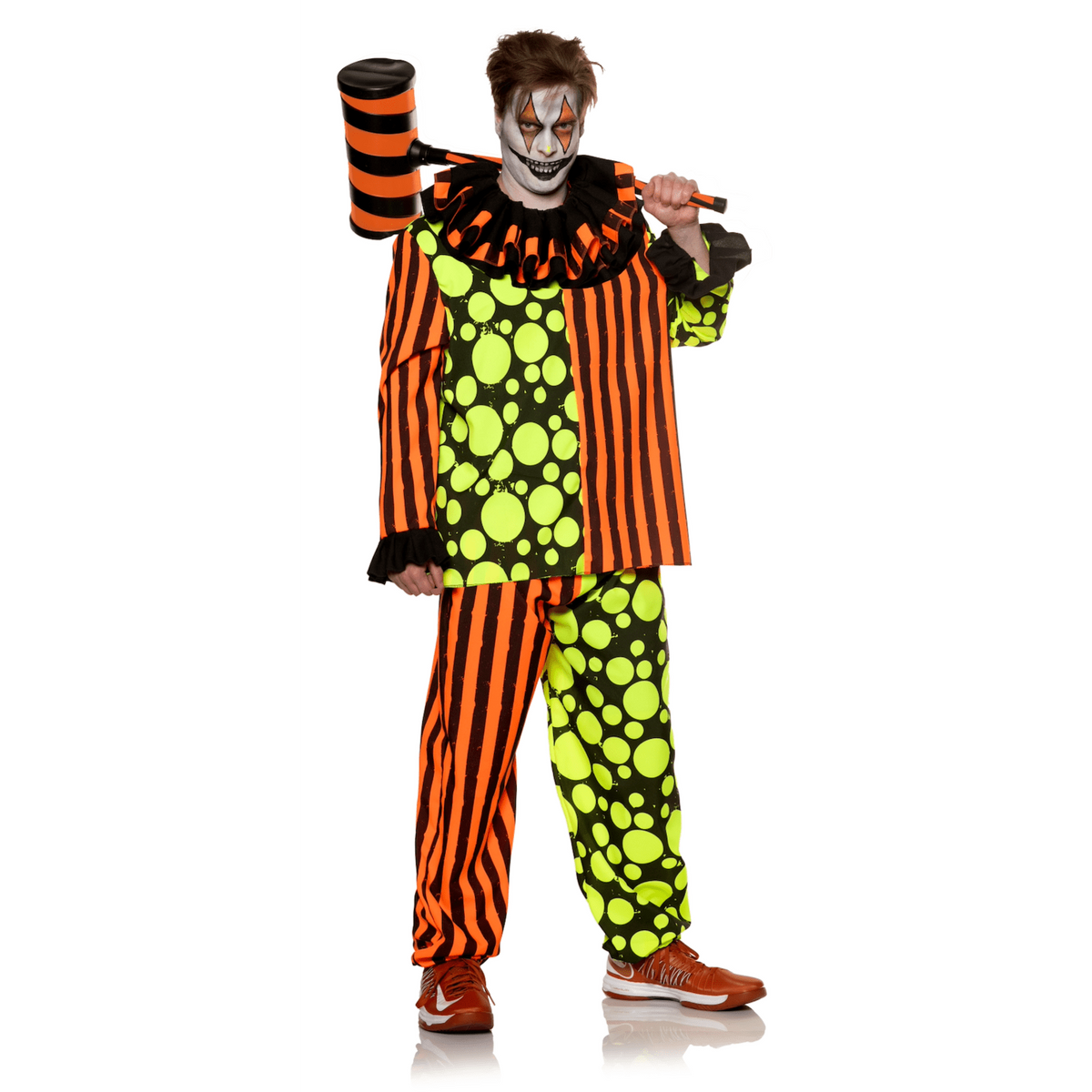 Kreepy Clown Neon Terror Costume