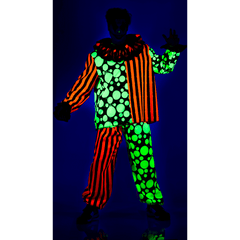 Kreepy Clown Neon Terror Costume