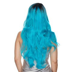 Lady Lush Deluxe Cyan Lust Wig