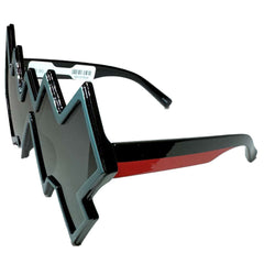 Large Funky Zig Zag Shaped Sunglasses