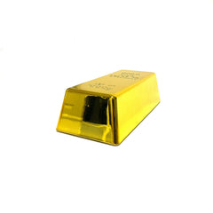 Large Gold Bar Plastic Replica - Weighted Filled Prop