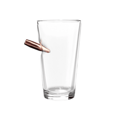 Last Man Standing Bullet In Pint Glass