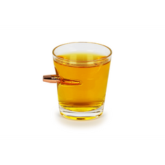 Last Man Standing Bullet Through Shot Glass