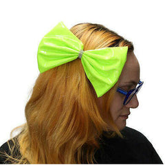 Leatherlike 80's Glam Bow Headband