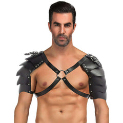 Leatherlike Adjustable Chest Strap Harness