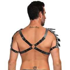 Leatherlike Adjustable Chest Strap Harness