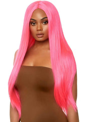 33" Long Straight Synthetic Wig