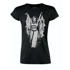 Lily Bat Wing Black Women's Graphic T-Shirt