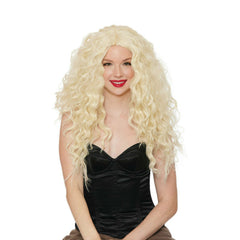 Long Blonde Wavy Volume Wig