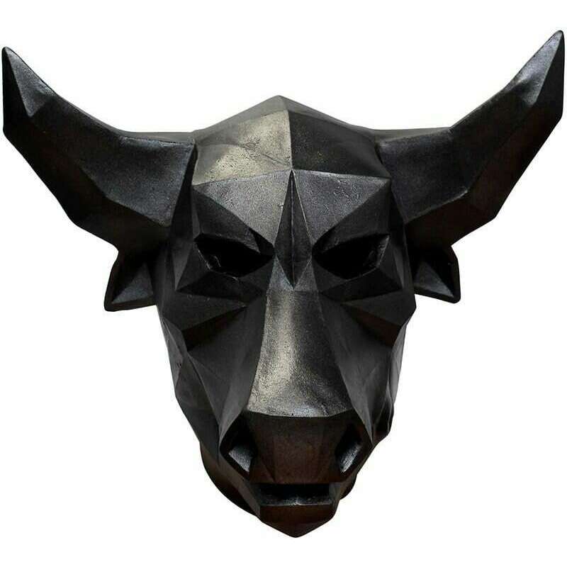 Low Poly Bull Latex Mask