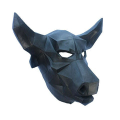 Low Poly Bull Latex Mask