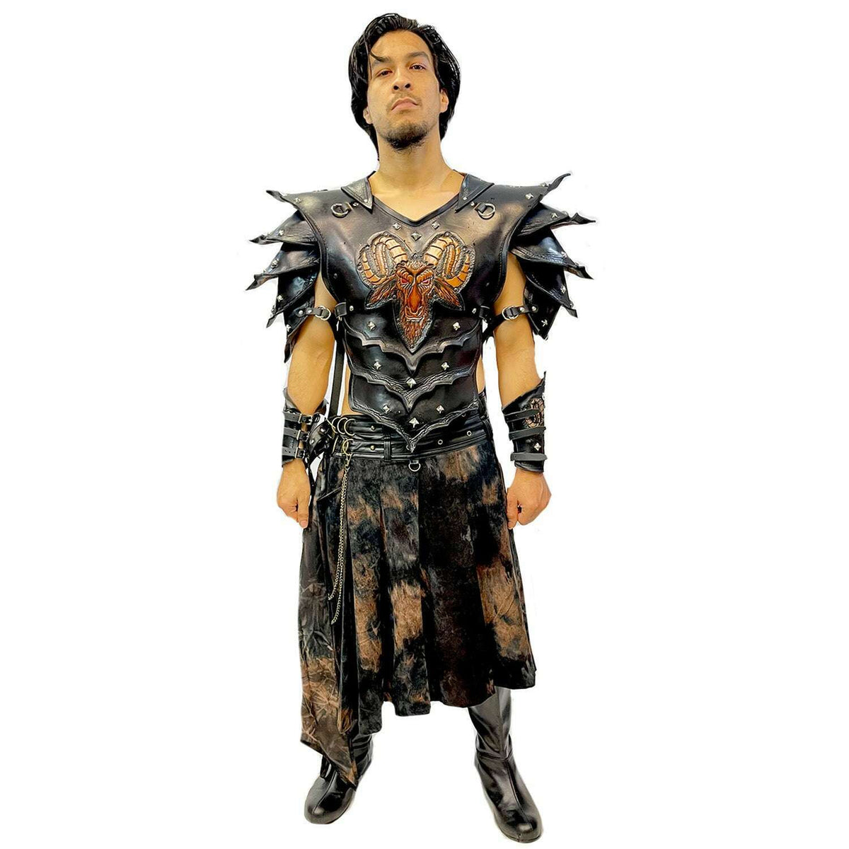 Lucifer Soul Knight Leather Armor Set