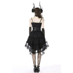 Luxe Mesh Tiered High Waist Corseted Skirt