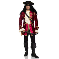 Majestic Seafaring Commander Men's Pirate Captain Costume