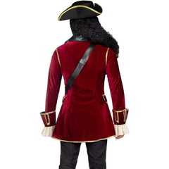 Majestic Seafaring Commander Men's Pirate Captain Costume