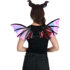 Maleficent Dragon Horns Headband & Wings Kit