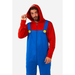 OppoSuits Mario Onesie Adult Costume