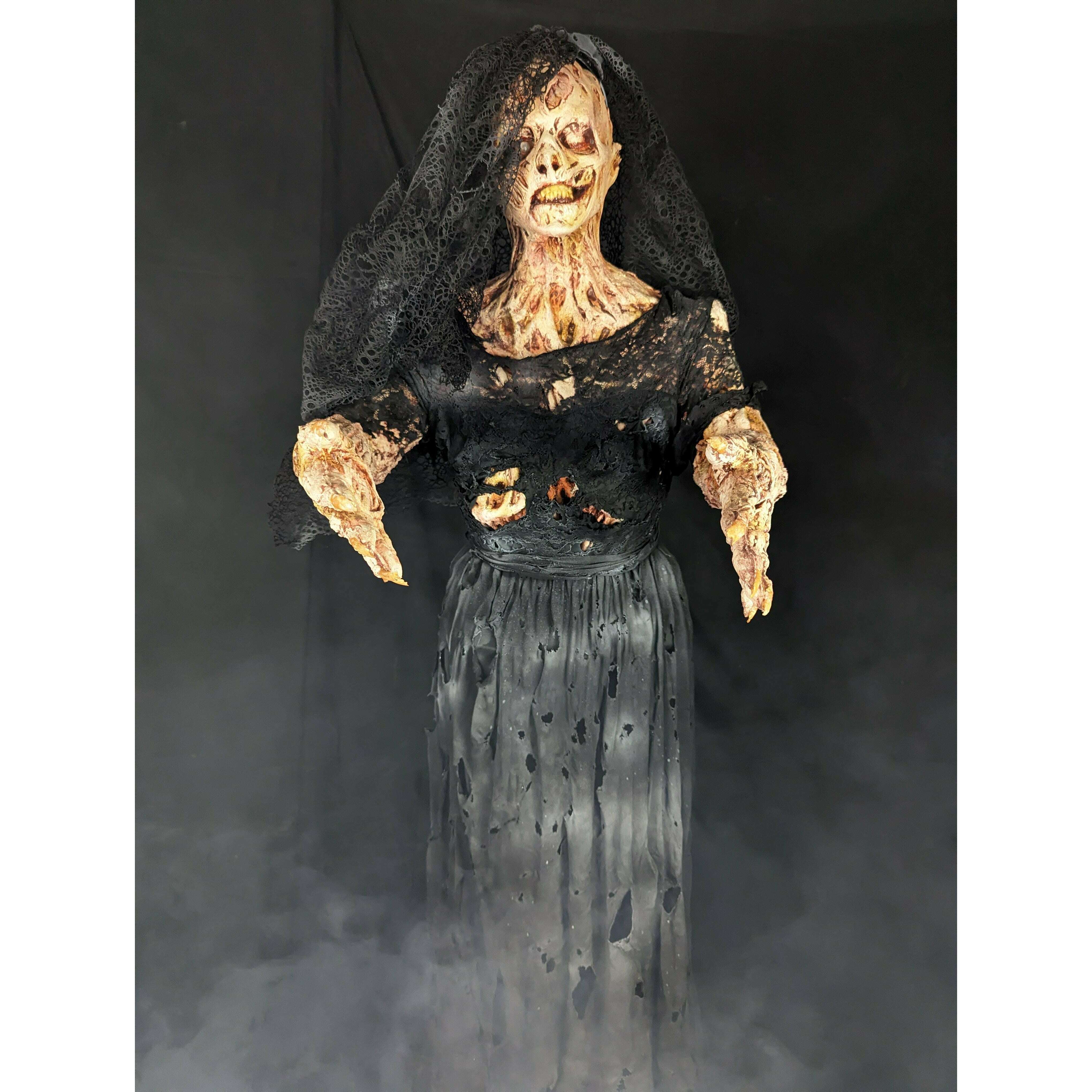 Married Alive Burned Bride Standing Prop