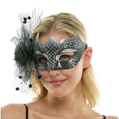 Martina Veil Fascinator Mask